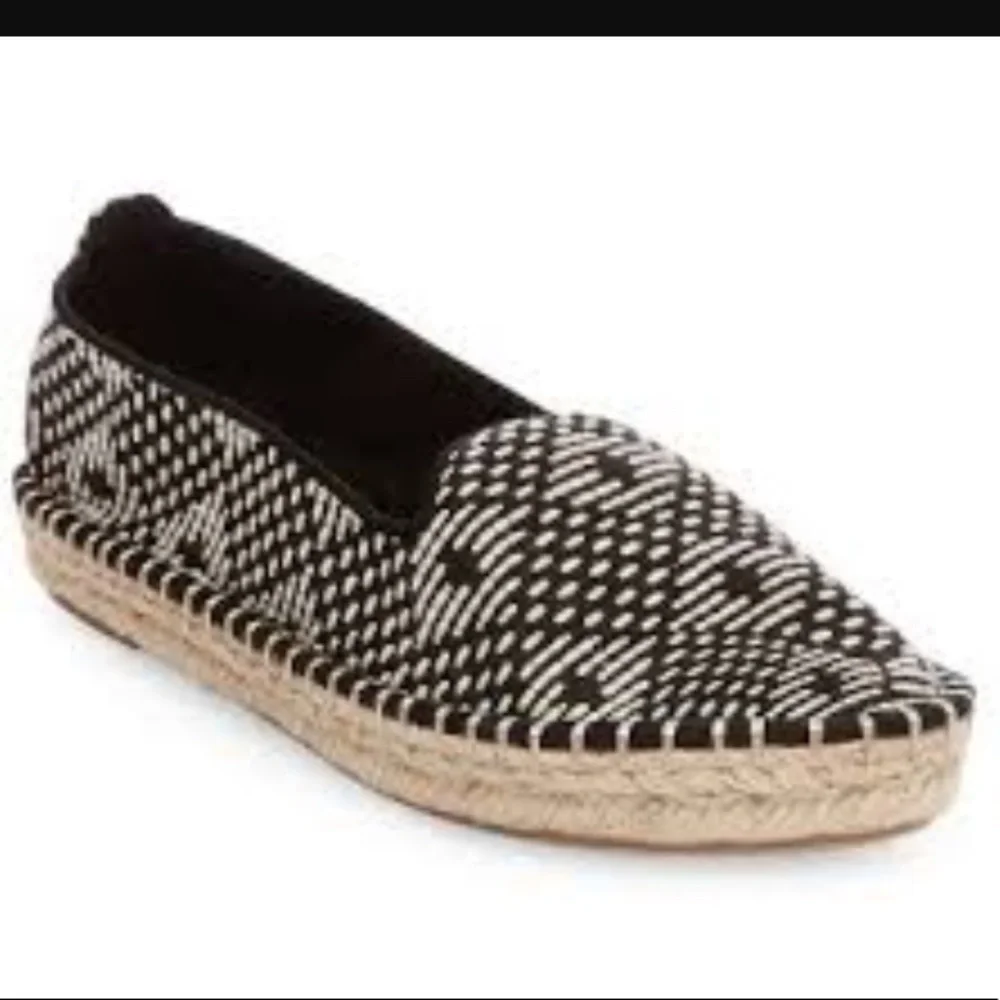DV black and white woven Desiree espadrilles 6